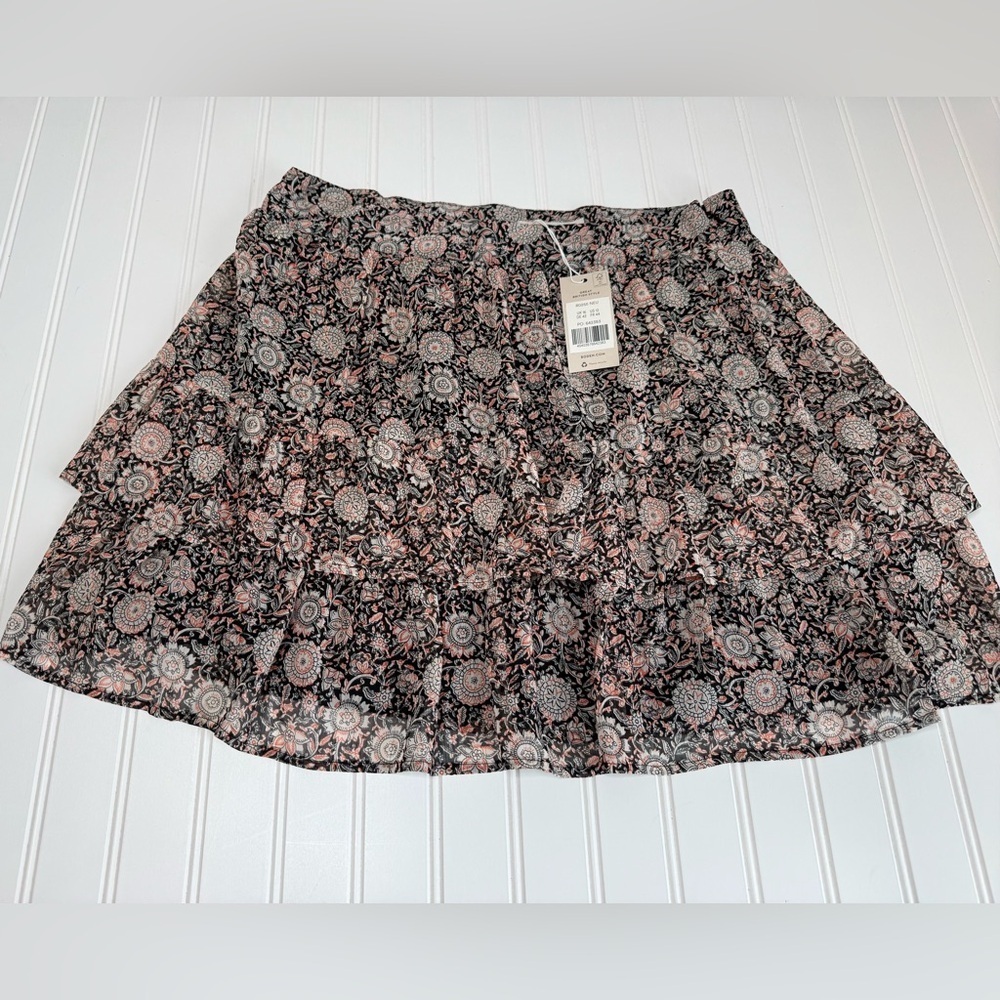Boden Ruffle Mini Skirt Women 12 Floral Petal Spring NEW. 822